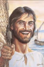 Smiling Jesus by the Sea, humor, religion