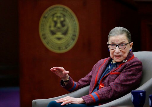 Justice Ginsburg Bemoans Partisan Divide in Congress