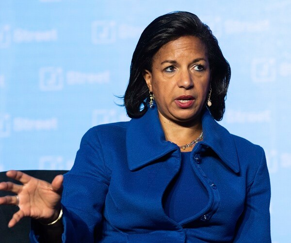susan rice speaks at a conference