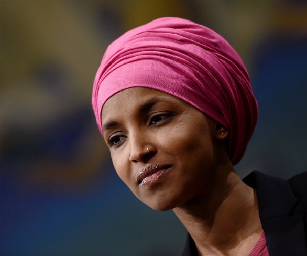 Rep. Ilhan Omar is shown