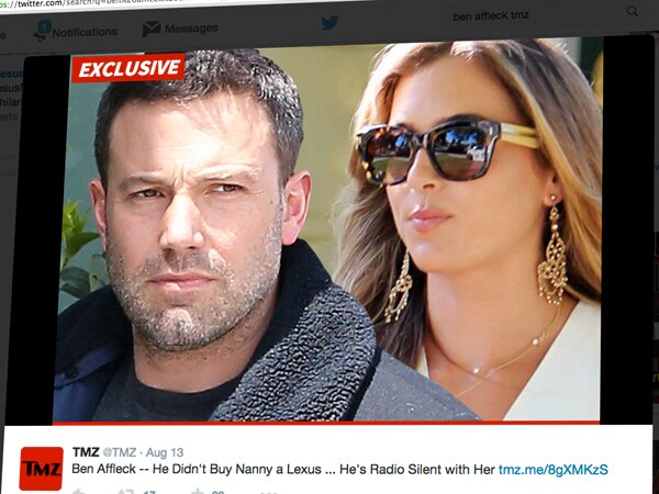 Ben Affleck Nanny Wants a Future in Reality TV, Sources Say