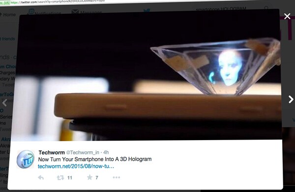 Smartphone Holograms Are the Hot New Summer Trend, and Easy to Make Too