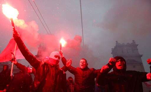 Polish Far-right March Goes Global, Drawing People from Afar