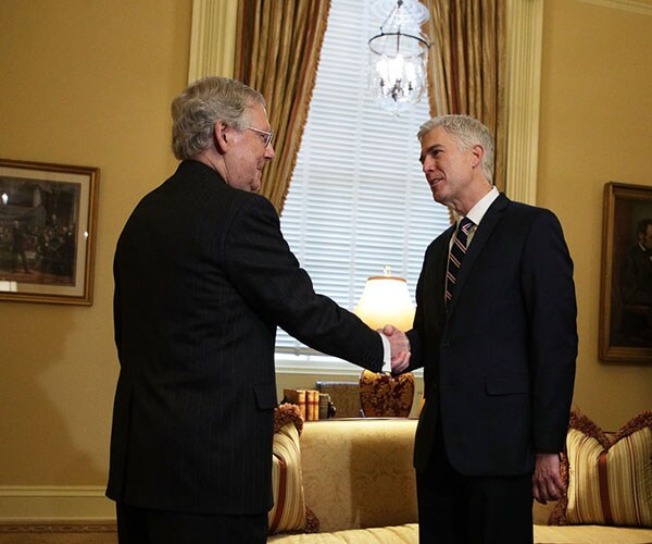 McConnell Eludes to Gorsuch Finishing Reid's Work Abolishing Filibusters in the Supreme Court