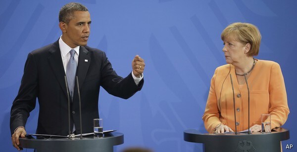 Obama, Merkel Agree to Talks on US Surveillance Program