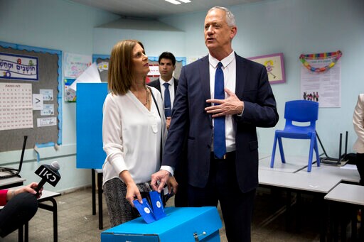The Latest: Gantz Votes in Israel, Calls for 'new Dawn'