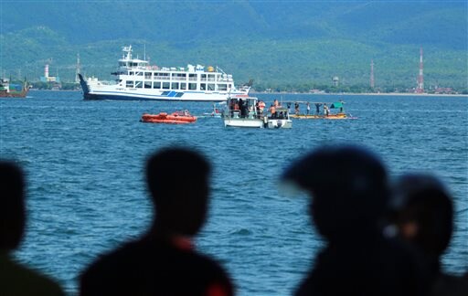 Passengers Jump into Sea as Ferry Sinks in Indonesian Strait