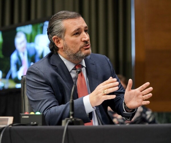 Sen Ted Cruz speaking at the confirmation hearing for Samantha Power