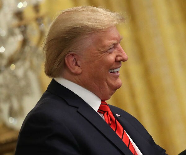 us president donald trump in the east room of the white house during black history month 