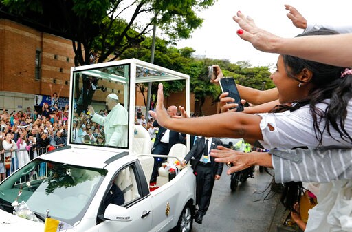 Pope Honors 'slave of the Slaves' in Colombia's Slave Port
