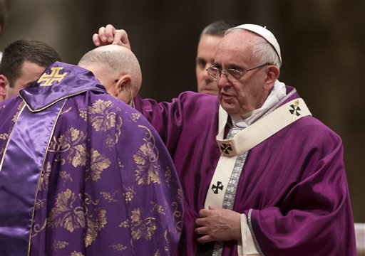 Pope on Ash Wednesday: Let's Share, be More Sensitive