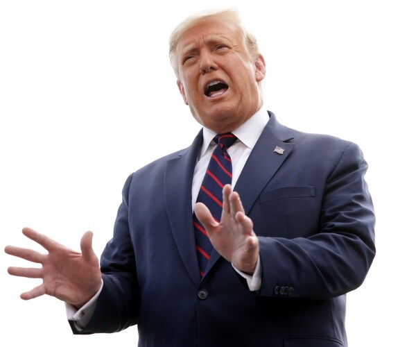 president donald trump speaks to press