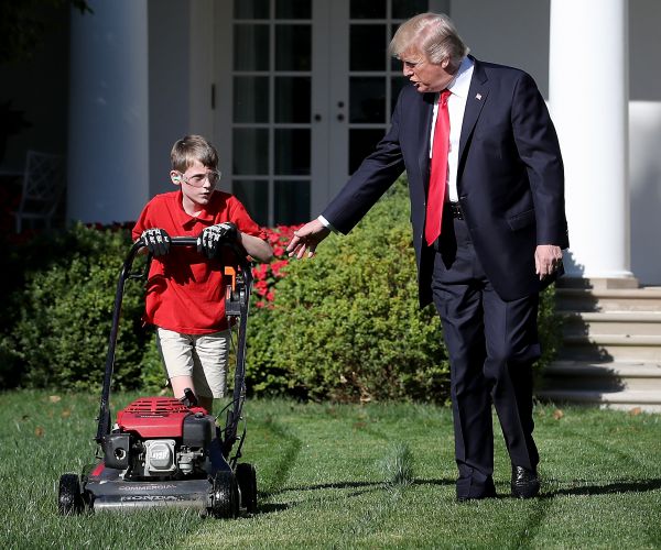 Frank Giaccio: Boy's White House Dream to Mow Lawn Comes True