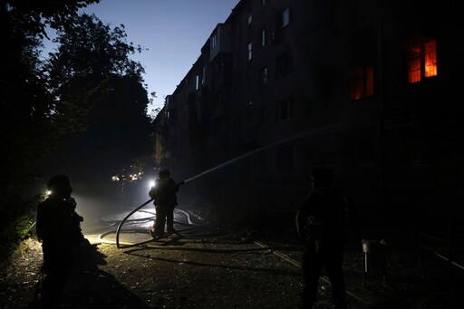 Russian Mass Drone and Missile Attack on Southern Ukraine Kills 1 and Wounds Dozens