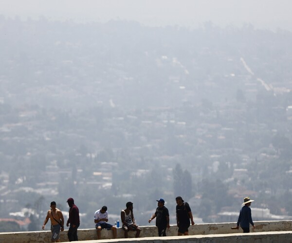 Smog over Los Angeles