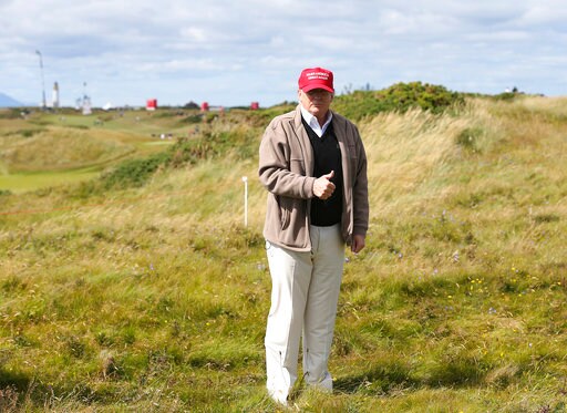 Trump Back in Scotland Ahead of Putin Talks
