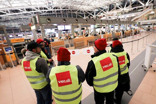 German Union Puts Airport Security Strikes on Hold for Now