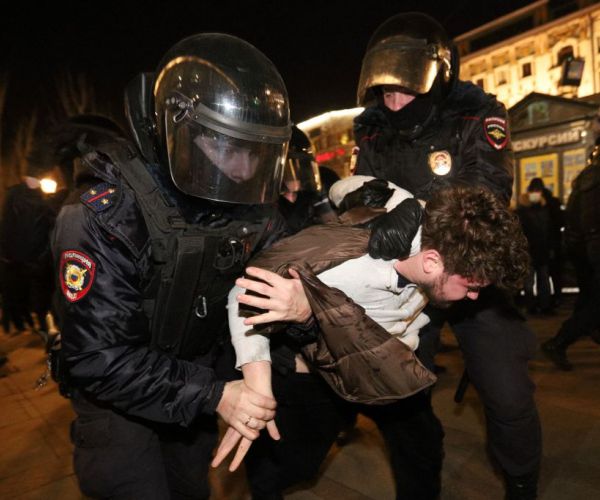 Russian Antiwar Protester: 'It Feels Like I Live Under Fascism'