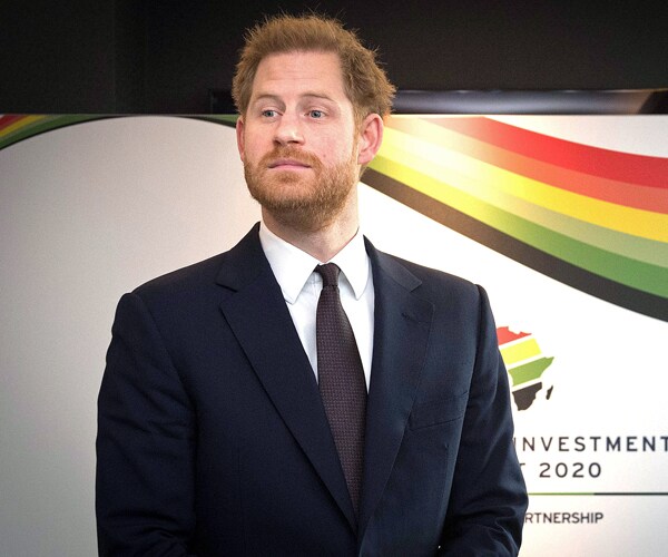 prince harry at an event in london