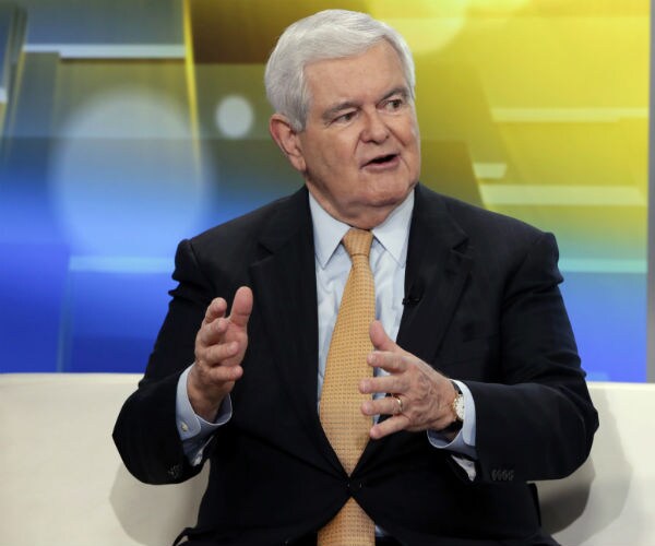 newt gingrich is interviewed on 'fox and friends'