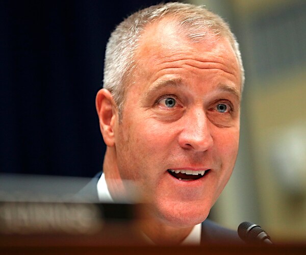 sean patrick maloney smiles during a house committee hearing
