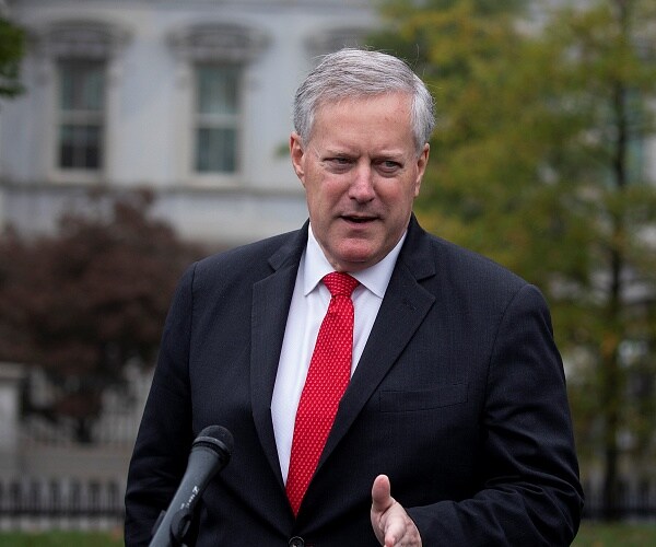 mark meadows speaks to press in driveway