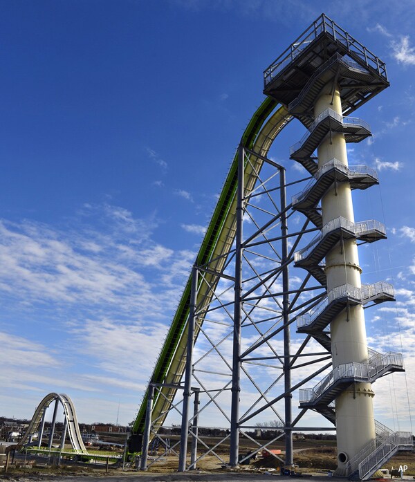 Tallest Water Slide, Verrukt at Kansas' Schlitterbahn Park, to Open ...