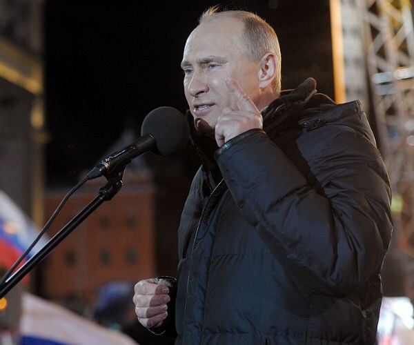 A Self-Assured Putin Seems Confident of Electoral Victory