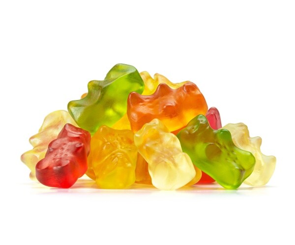 cannabis edibles in shape of gummy bears