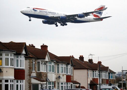 The Latest: UK OKs 3rd Runway for London's Heathrow Airport