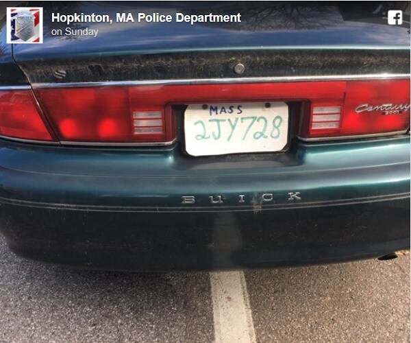 Pizza Box License Plate Half-Baked