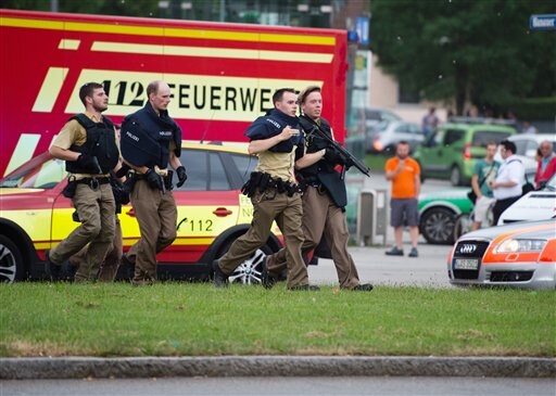 The Latest: 9th Body Found in Munich; Could be an Attacker