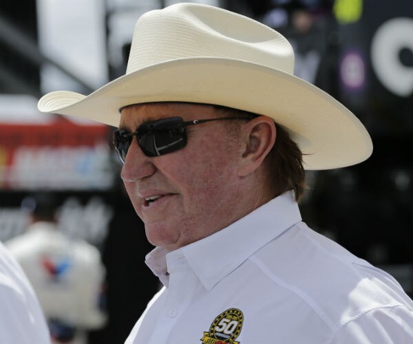 richard childress  walks on pit road before a NASCAR auto race in daytona beach, florida