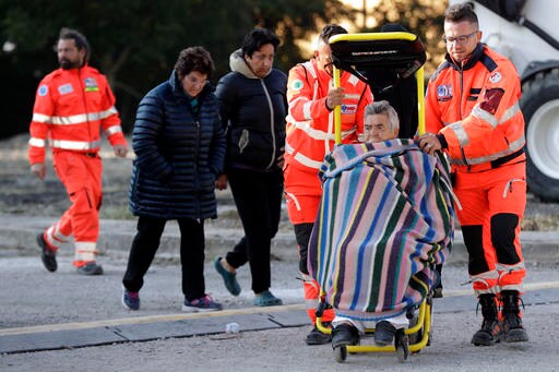 The Latest: British Chef Pledges Donations for Amatriciana