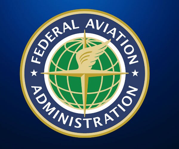 the faa logo is seen