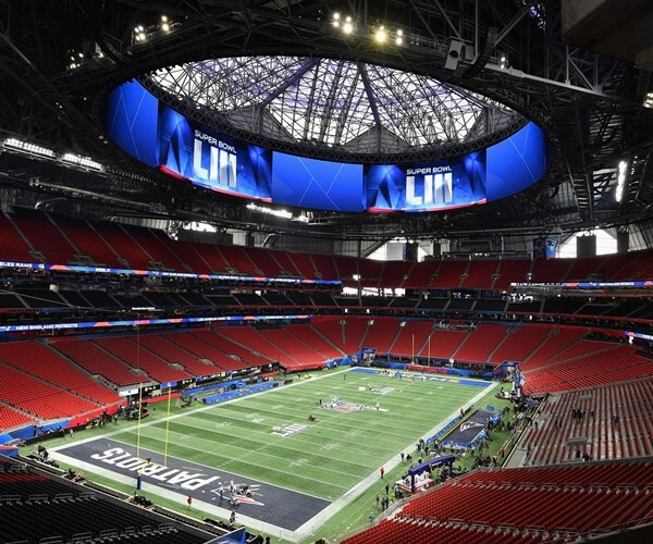 atlanta's mercedes-benz stadium getting ready for super bowl l111