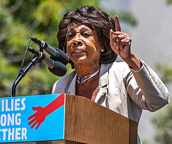 us representative maxine waters speaking at the families belong together rally and march. 

