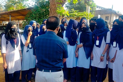 In India, Wearing Hijab Bars Some Muslim Students from Class