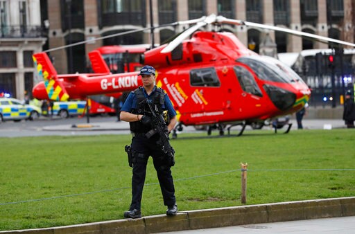 The Latest: Police Treating UK Parliament Attack as Terror