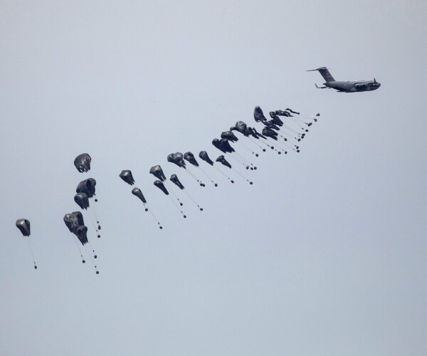 During President Joe Biden's administration, the U.S. military carried out waves of air drops of foo...