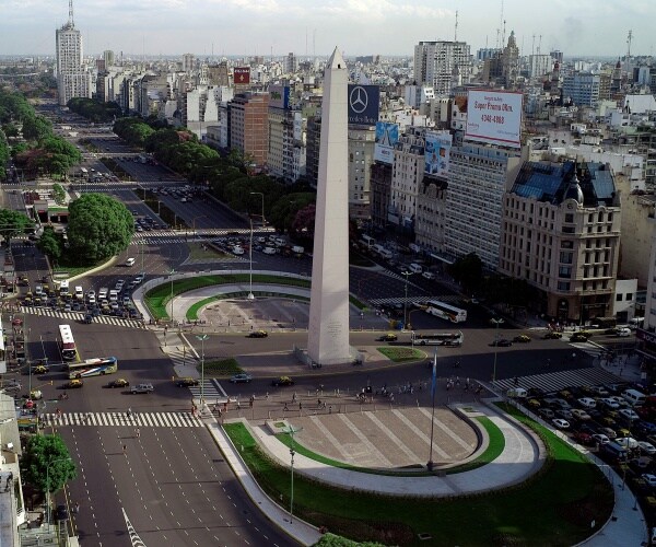 the skyline of buenos aires