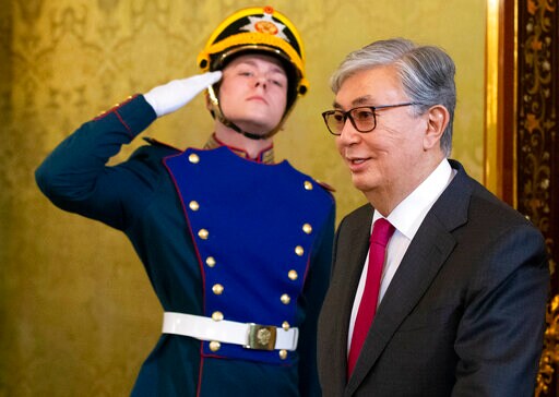 Kazakhstan Leader Tokayev in Moscow for 1st Foreign Visit