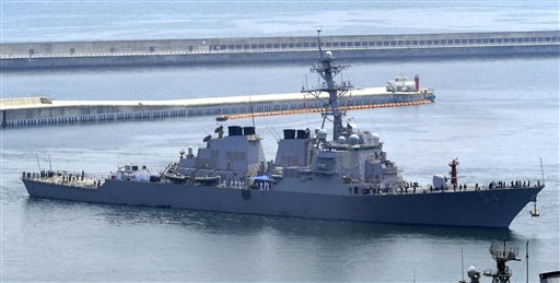 China Strongly Condemns US for Sending Warship near Island