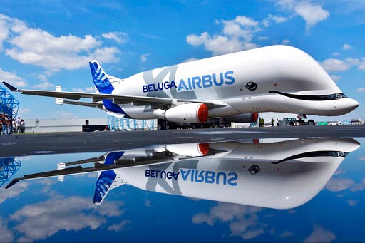 New Airbus Transport Aircraft BelugaXL Sports Whale's Grin