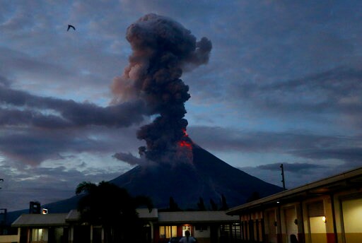 Philippine Volcano Spreads Lava Almost 2 Miles from Crater