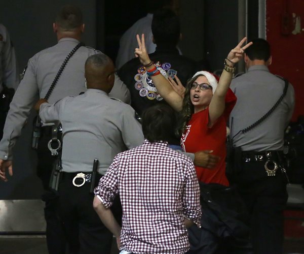 Protesters Interrupt Trump 10 Times at Raleigh Rally