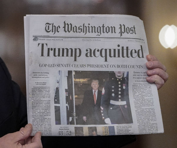 Trump Acquitted, Not Exonerated