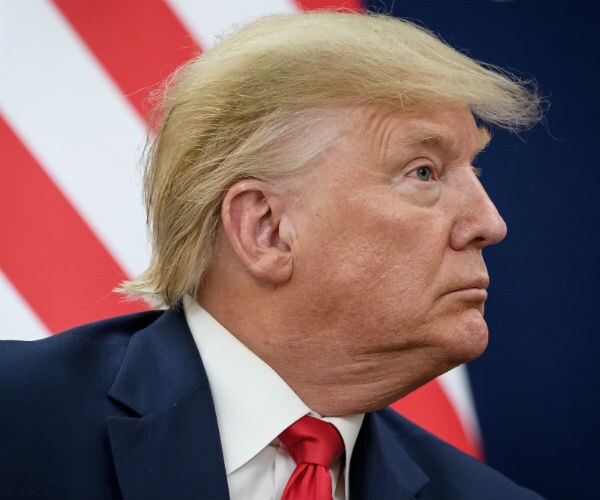 president donald trump is shown