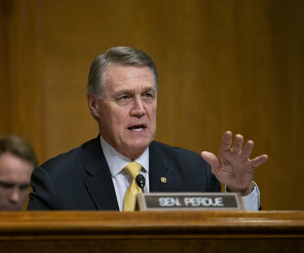 sen. david perdue speaking on capitol hill