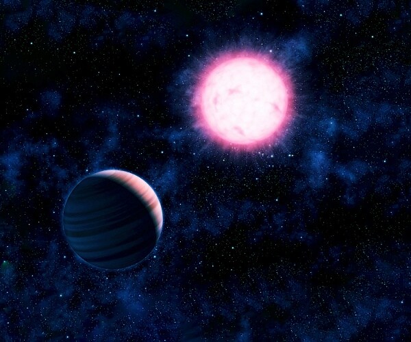 exoplanet in deep space